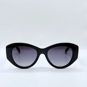 BVLGARI Tubogas BV400501 01B — Luxury Designer Sunglasses — Black/Gold